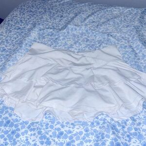 Flowy white tennis skirt DUC